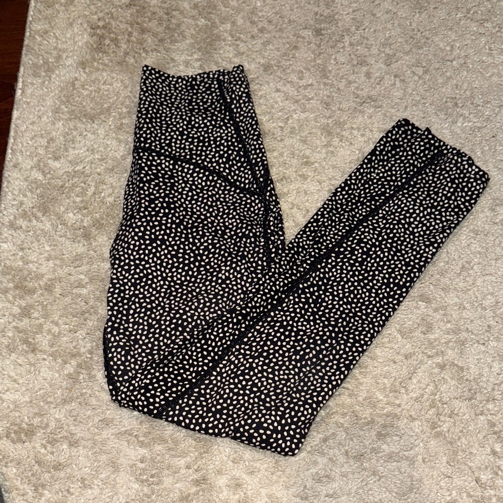 Black and White Polka Dot leggings